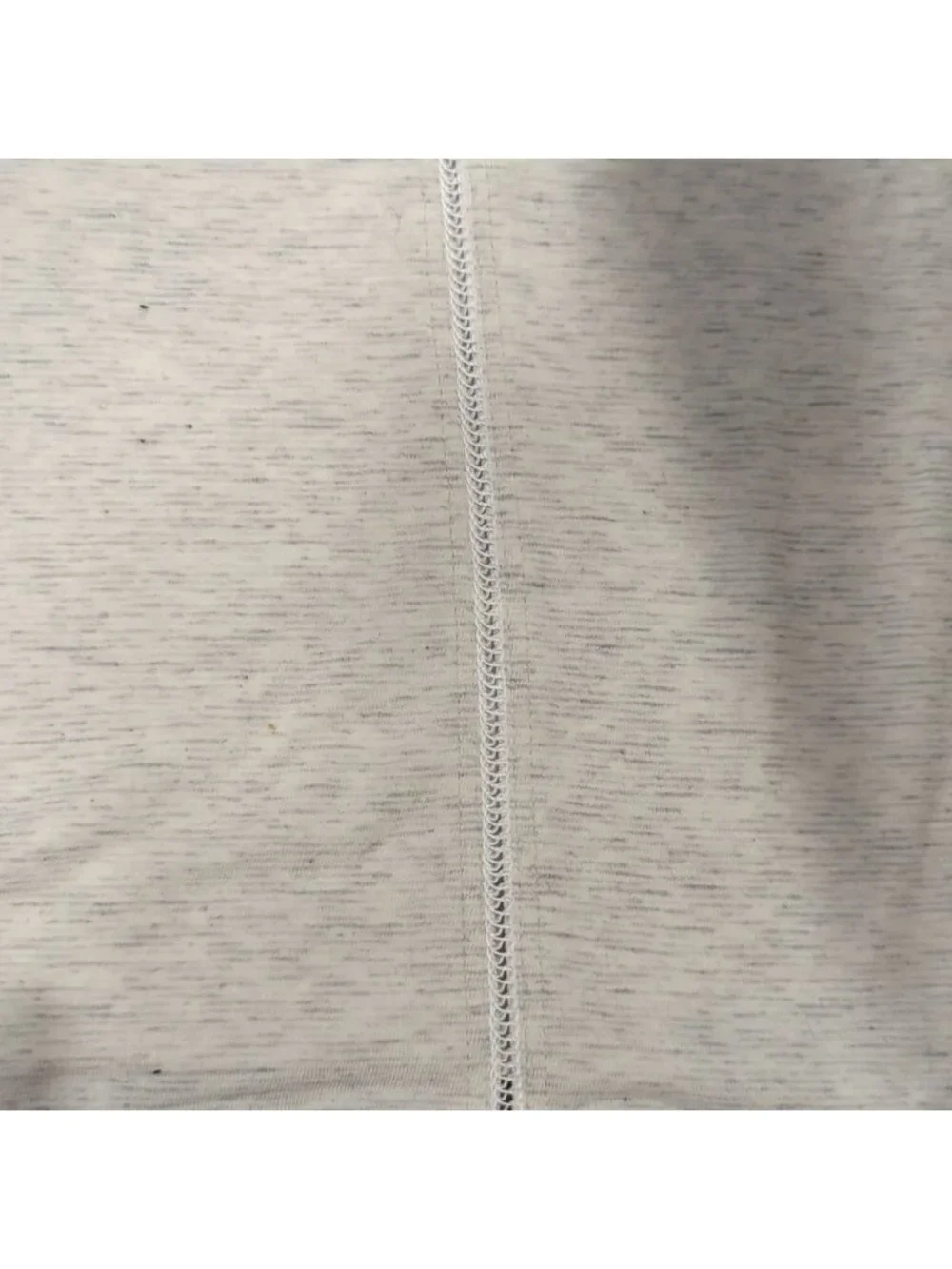 Lululemon Superb Short Sleeve Tee Wee Stripe Heathered Light Grey White